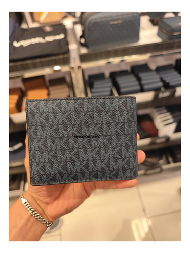 Cartera Y Tarjetero Mk Billetera Lujo Michael Kors Original Azul Cartera De Caballero Carteras De Cuero Cartera Casual Cartera Juvenil Carteras Muñequera. Cartera Plegable Caballer