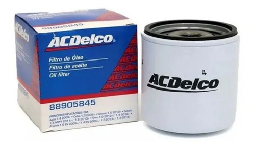 Filtro Aceite Acdelco Chevrolet Spin 1.8 8v 2013-2019
