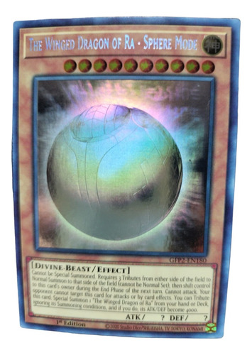 The Winged Dragon Of Ra - Sphere Mode Ghost Yugioh 