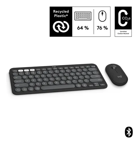 Combo De Teclado Y Ratón Logitech Pebble 2 Para Mac