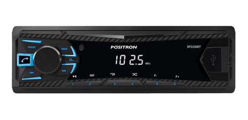 Imagem 1 de 3 de Som automotivo Pósitron SP2230BT com USB e bluetooth