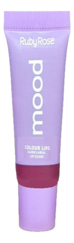 6 Gloss Labial Colour Lips Mood Hb7201 Ruby Rose Atacado