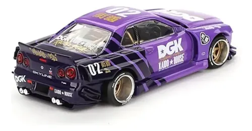 Mini Gt Nissan Skyline Gt-r (r34) Kaido House X Dgk V1 | MercadoLivre