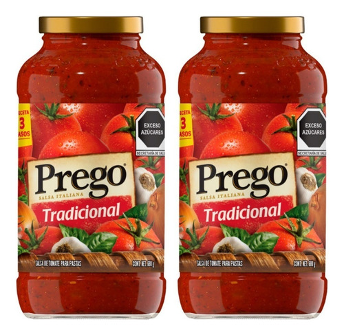 Salsa De Tomate Tradicional Prego 680 G Salsa Italiana 2 Pzs