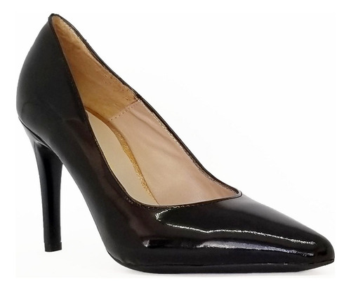 Zapatos De Mujer Estiletos Gravagna 7500 Charol Negro
