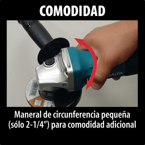 Esmeril Angular Makita Ga4530 4-1/2 (115 Mm) 720w Color Turquesa