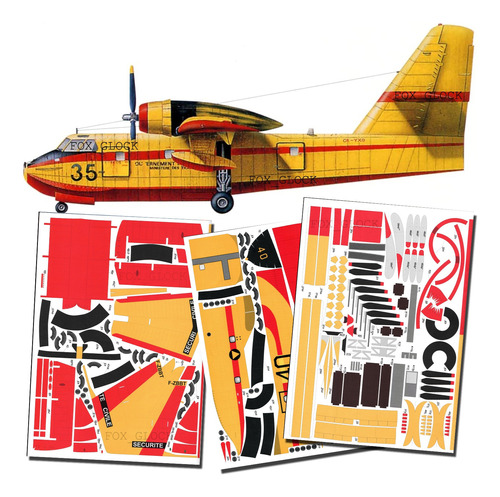 Cl 215 Canadair 1.33 Papercraft