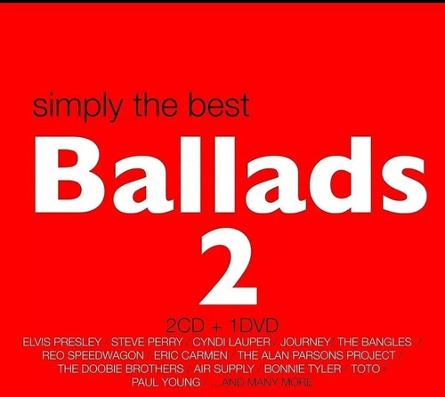Simpliy The Best Ballads 2=2 Cds+1dvd= Nuevo