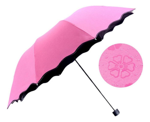 Sombrilla Mágica Rosa Chicle Lisa