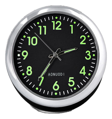 Reloj De Pared Fluorescente Tipo Mini Para Coche, Luz, Reloj
