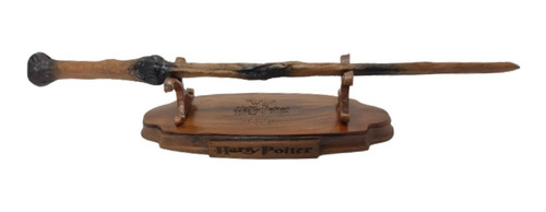 Harry Potter Varita Nucleo Metalico + Base Modelos A Escoger