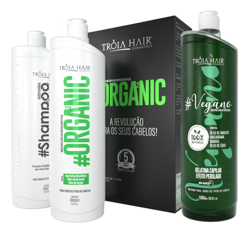 Progressiva Organica + Vegana + Shampoo Anti Pronta