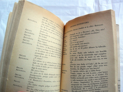 El Enfermo Imaginario / Medico A Palos - Moliere * Salvat 12 (Usado)