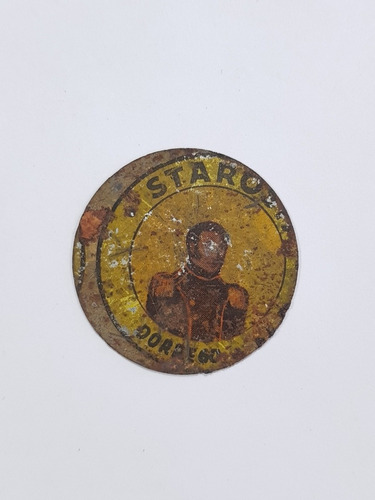 Imagen 1 de 3 de Antigua Figurita Starosta Coronel Dorrego Chapita Mag 58804
