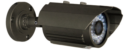 J R Cámara Cctv Diseño Bala Antivandalismo Para Exteriores Color Gris Oscuro