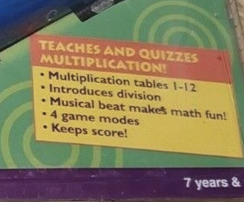 Juego Leapfrog Twist & Shout Multiplication, Leap Frog (Usado)