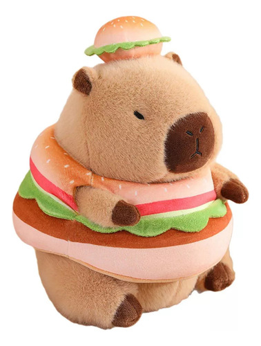 A Carpincho Transformable De Peluche, Juguete De Hamburguesa