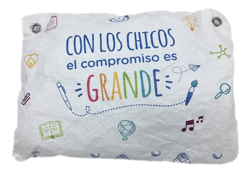 Imagen 2 de 3 de Eco Cartuchera Blanca - Fundación Garrahan