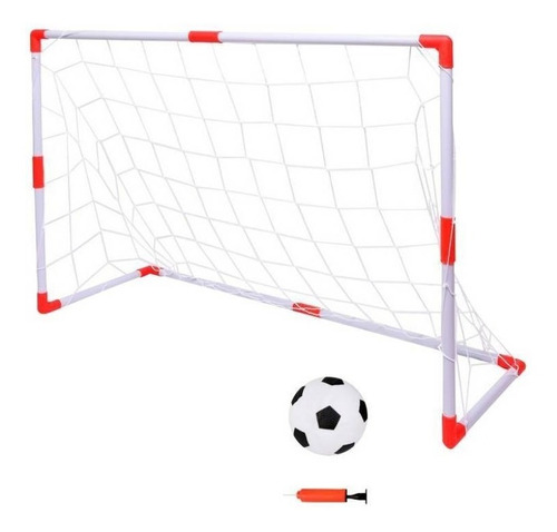 Arco De Fútbol Infantil +  Pelota De 14 Cm E Inflador