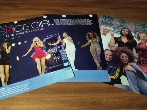 (n195) Spice Girls * Clippings Revista 3 Pgs * 2012