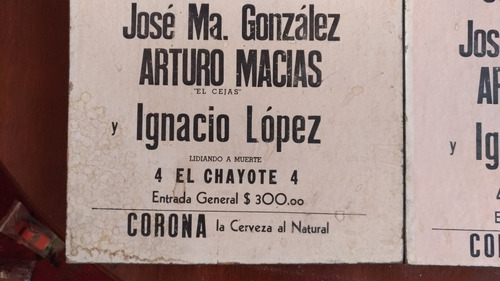 Anuncios Taurinos De 1984 (Usado)