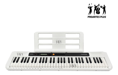 Imagen 4 de 10 de Teclado Casio Ct-s200 We + Base + Forro + Adapt Ad-e95100lu