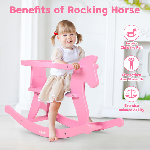 Caballito De Madera Belleur Para Niños De 1 A 3 Años,