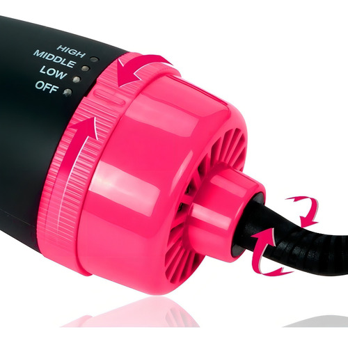 Cepillo eléctrico seco 3 en 1 Alisa Professional que da forma al cabello