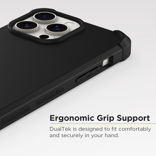 Funda Para Iphone 16 Pro Max Dualtek Puregear Ergonómico Tpu Negro Dualtek