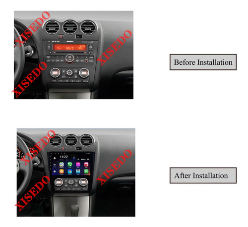 Estéreo Nissan Altima 2006-2012 Android Carplay Wifi 2+32g
