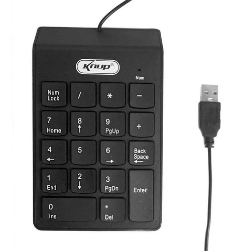 Teclado Numérico Usb Notebook 18 Teclas Knup Kp-2003a