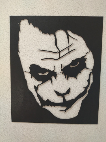 Cuadro Joker Heath Ledger .65 X .55 Cms