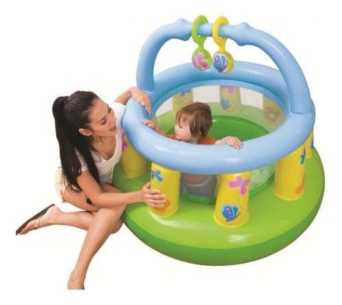 Corralito Bebe Inflable Intex My First Gym 130x104cm Premium