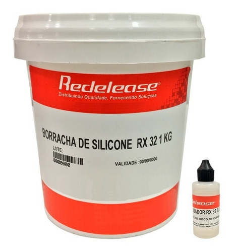 Borracha De Silicone Rx-32 P/ Moldes De Extrema Resistência