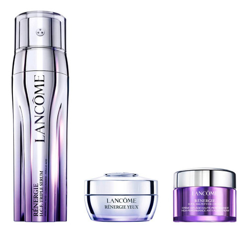 Set Anti-edad Lancôme: Renergie H.c.f Triple Serum 50ml +3un Momento De Aplicación Día/noche Tipo De Piel Normal