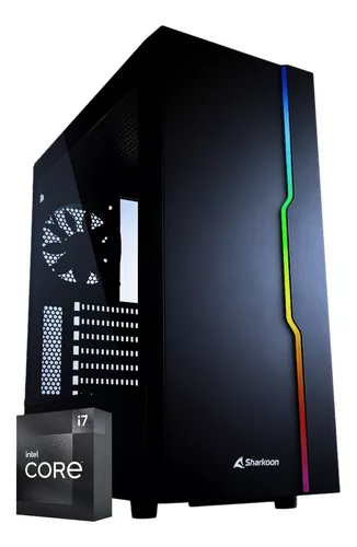 Torre Pc Gamer I7 3.6ghz 16gb 500gb + 240gb Ssd + Rx550 4gb