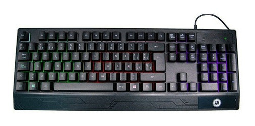 Teclado Gamer Pc Español Compatible Tk-t300 Rgb Noga