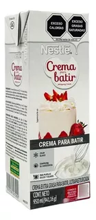 Crema Para Batir Nestle 950 Ml 4 Unidades