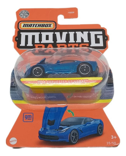 Chevrolet Corvette Stingray 2016 Matchbox Moving Parts