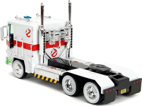 Caça-fantasmas Jada Transformers Optimus Prime Caça-fantasmas brancos