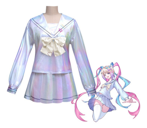 Disfraz De Cosplay De Game Needy Girl Overdose, De Kange Suger, Reino Unido