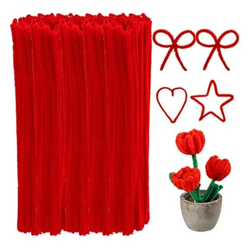 Craft Pipe Cleaners 200 Pcs Chenille Stem Twistable Ste...