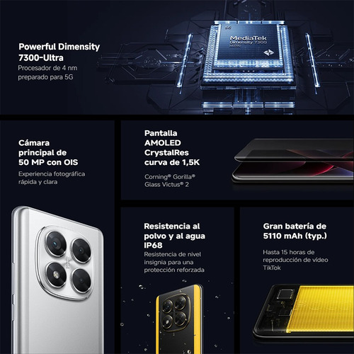 Xiaomi Pocophone Poco X7 5g 12gb Ram 512gb Rom 50mp Verde