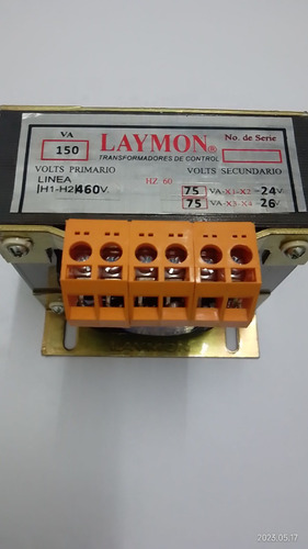Transformador De Control Laymon Va 150 Lineal H1h2 460