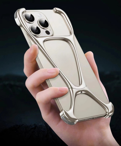 Funda De Teléfono Sin Marco De Metal Para iPhone 16, 15, 14,