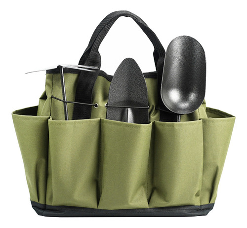 Sacola De Jardinagem Com 8 Bolsos Kit De Ferramentas De Jard