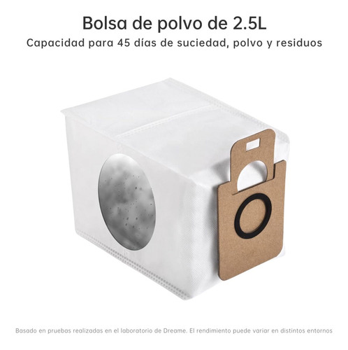 Bolsas Para Polvo Dreame Robot Aspiradora D10 Plus (3 Pzs)