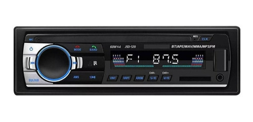 Imagen 1 de 1 de Radio para auto Hikity JSD-520 con USB y bluetooth