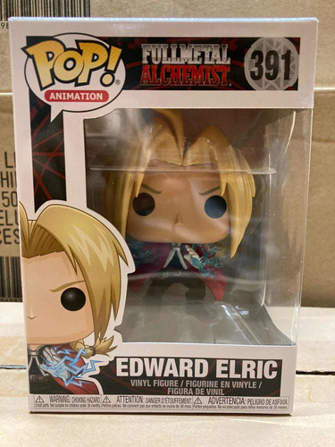 Edward Elric 391 Full Metal Alchemist Funko Pop Nuevo