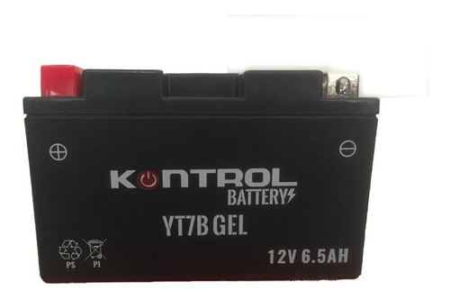 Batería Moto Akt Special Kontrol Yt7b Gel